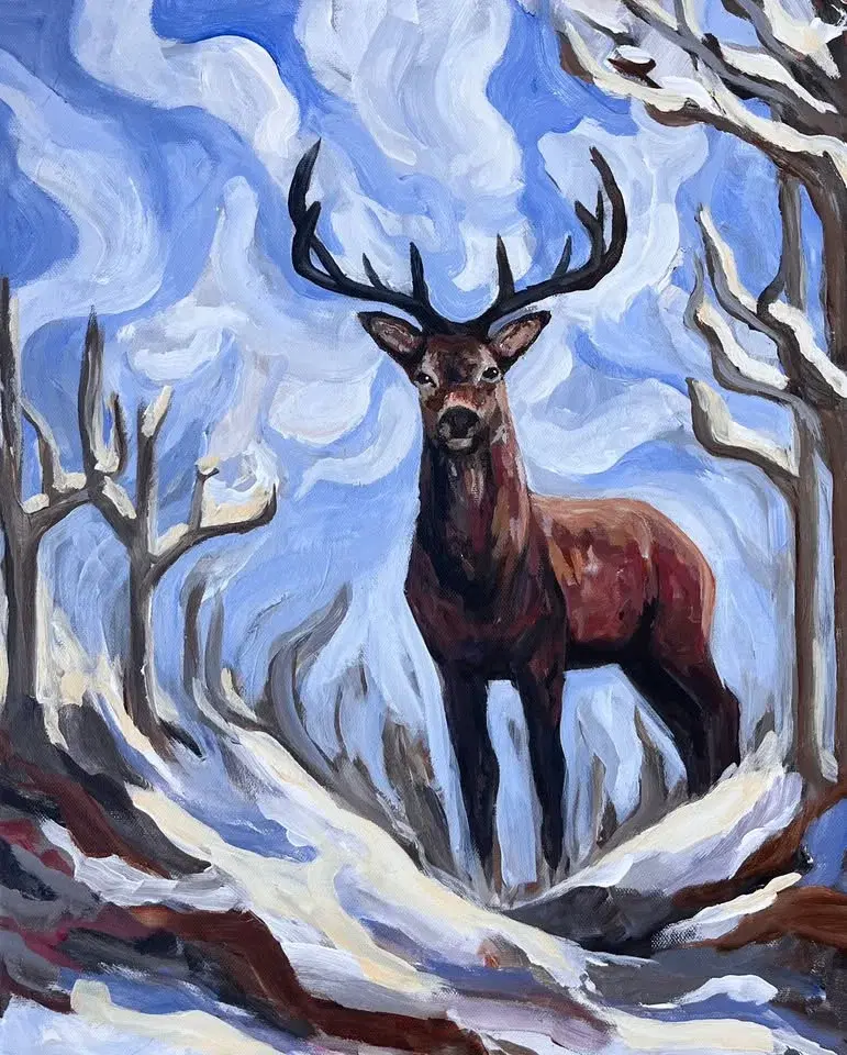 SIP AND CREATE: OH DEER PAINTING EVENT