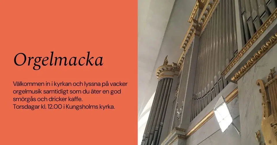 Orgelmacka i Kungsholms kyrka