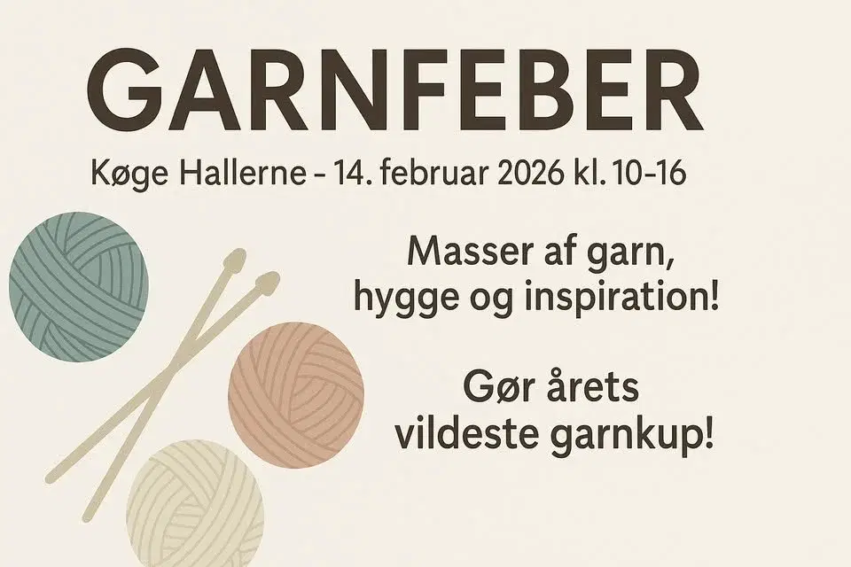 GARNFEBER - Danmarks nye garn pop-up marked - garn og tilbehør til HELT rigtige priser.