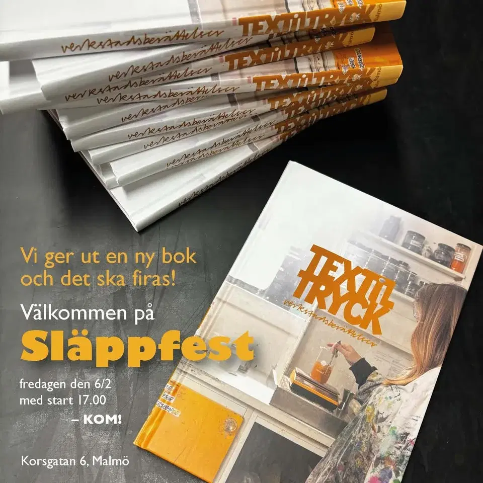 SLÄPPFEST FÖR VÅR BOK VERKSTADSBERÄTTELSER