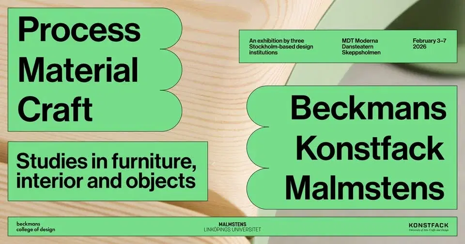 Exhibition with Beckmans x Konstfack x Malmstens