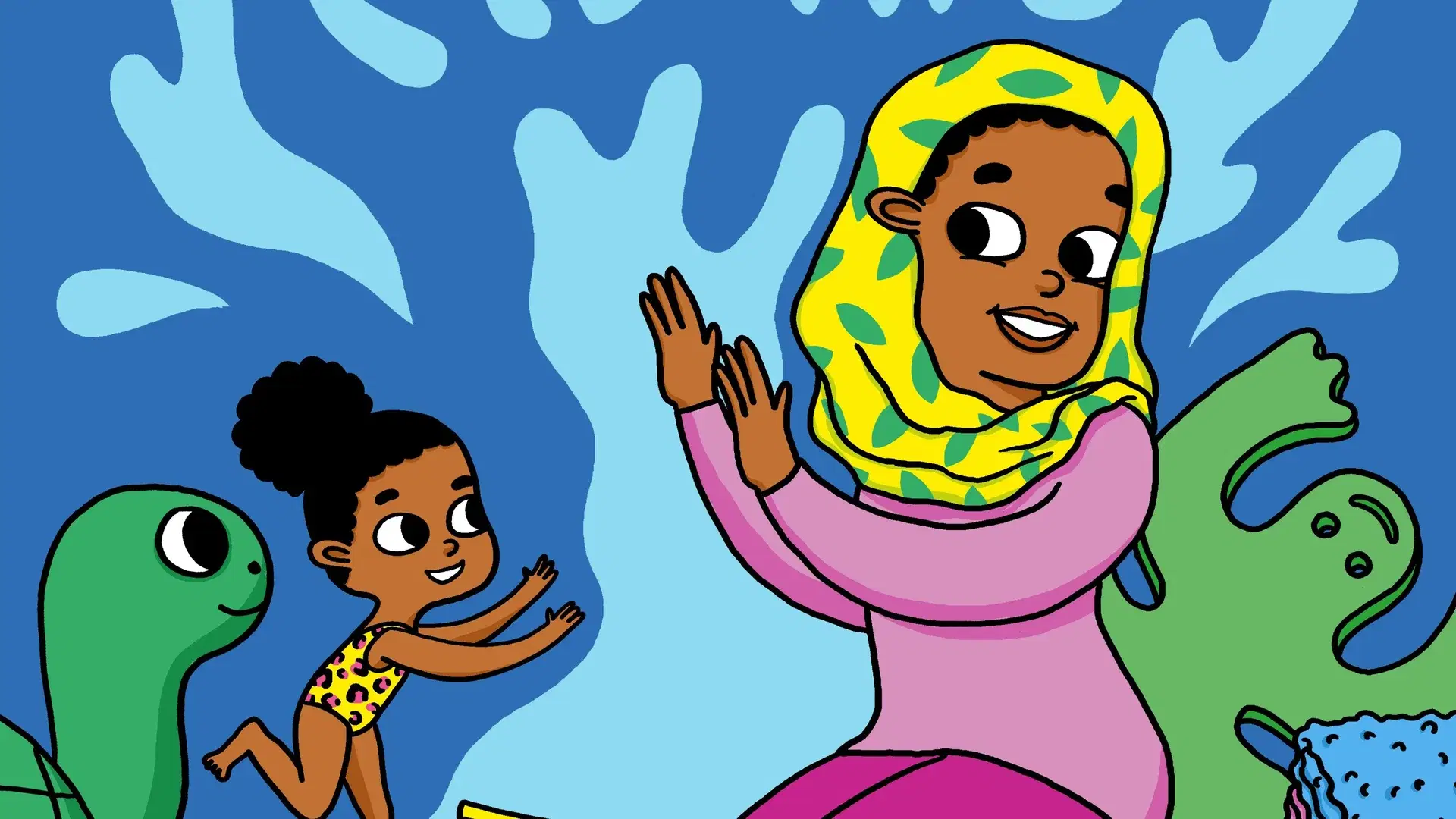 Sagoläsning: Simma med mig