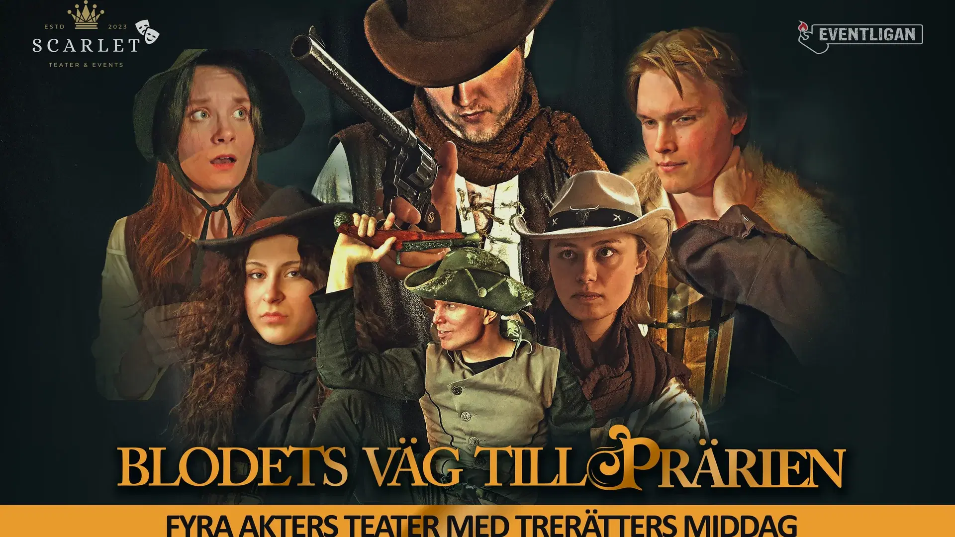 Blodets väg till prärien + Trerättersmiddag
