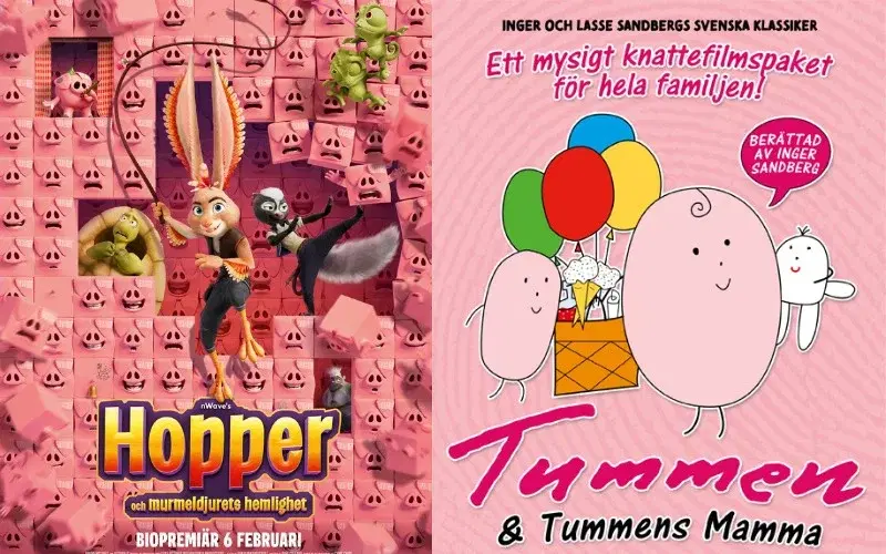 Tummen & Hopper- barnbiovisning