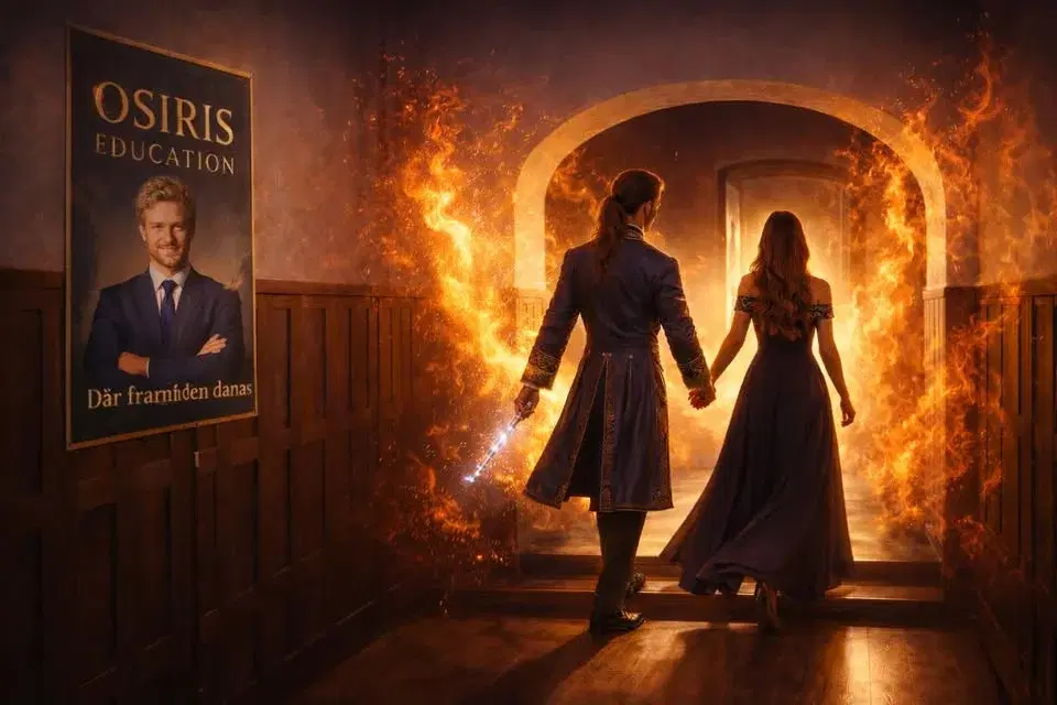 Trollflöjten med unga sångstudenter