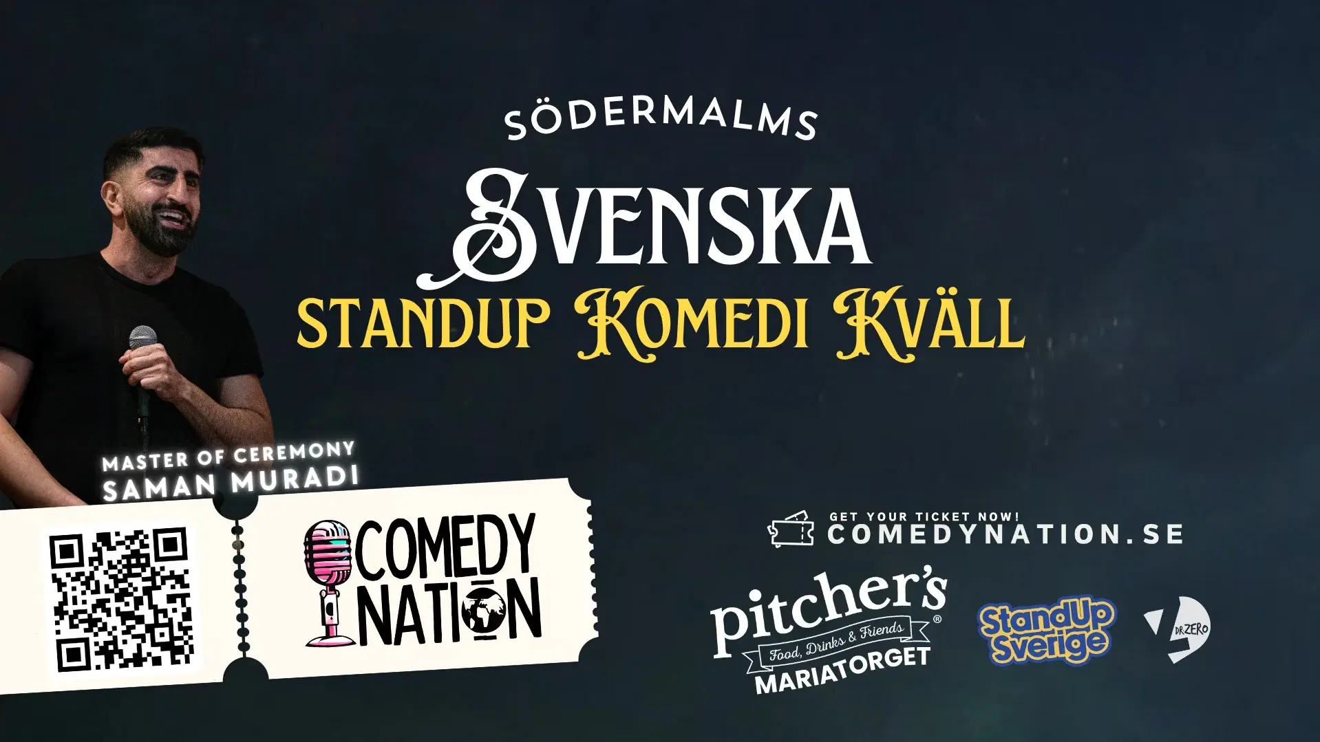 Södermalms Svenska Standup Komedi- Onsdag
