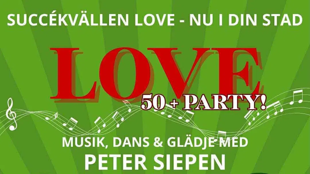 Love 50+ party Örebro