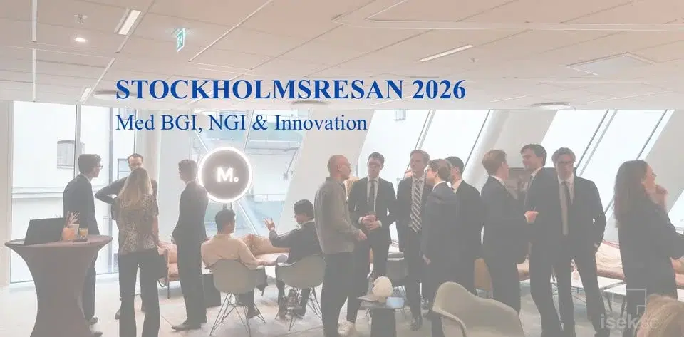 STOCKHOLMSRESAN 2026 med BGI, NGI & Innovation