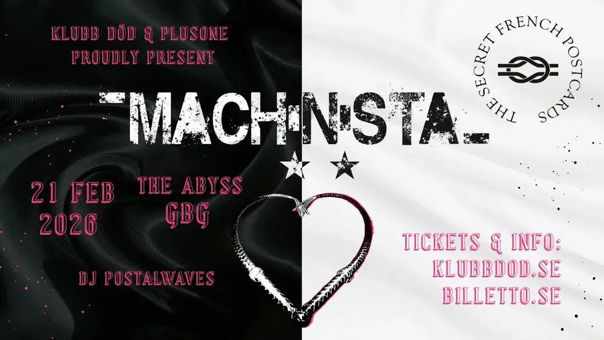 Klubb DÖD: Machinista + The Secret French Postcards