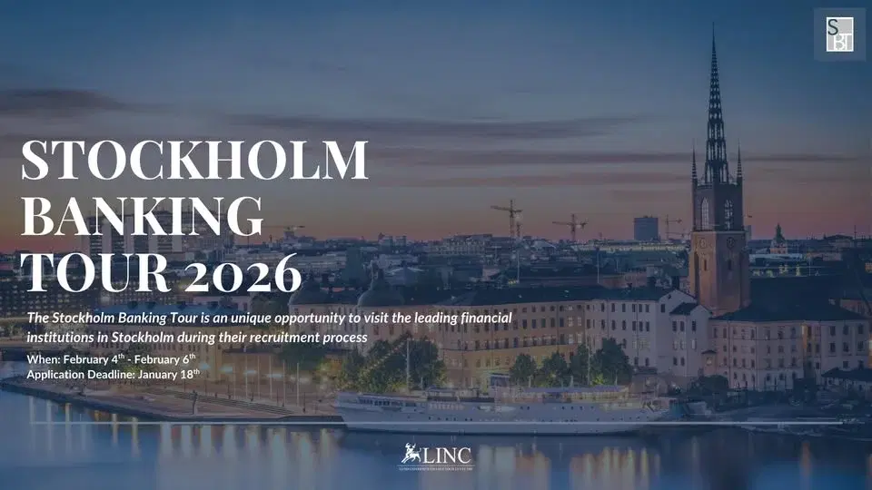 STOCKHOLM BANKING TOUR 2026