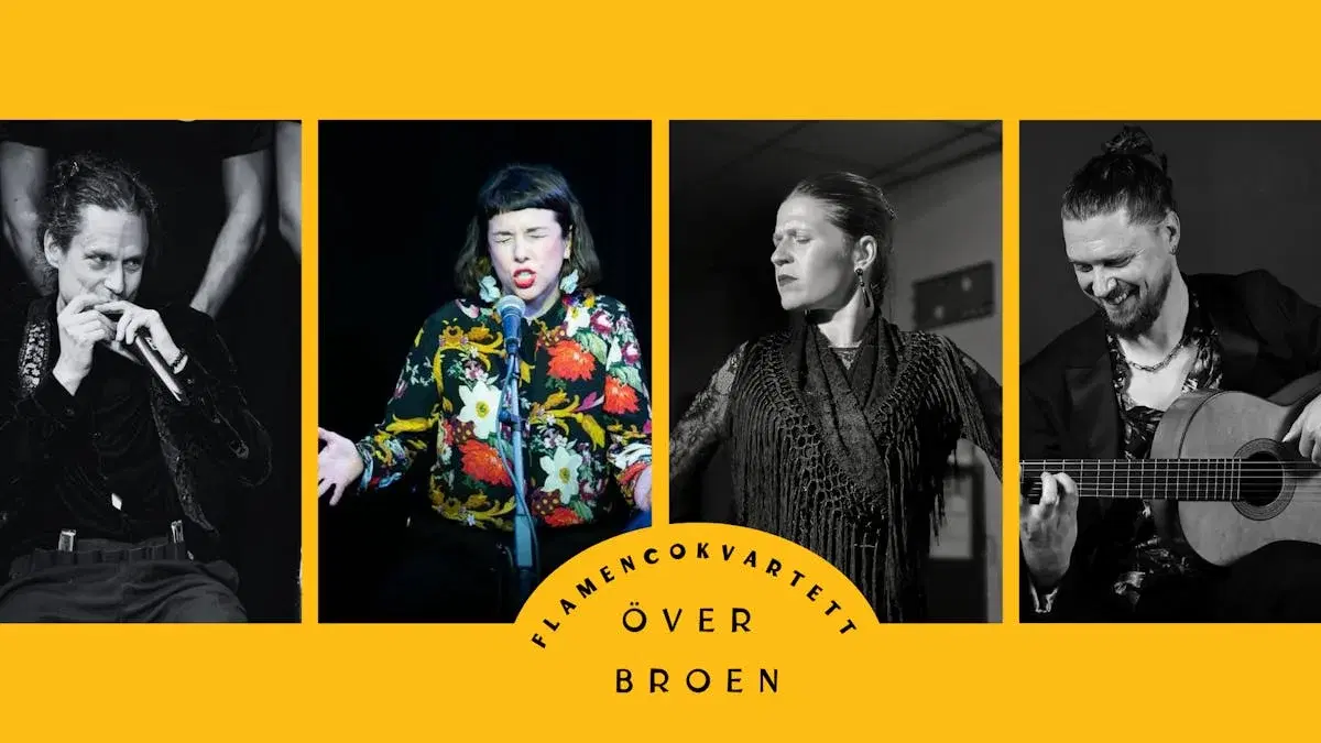 Flamencokvartett över Broen