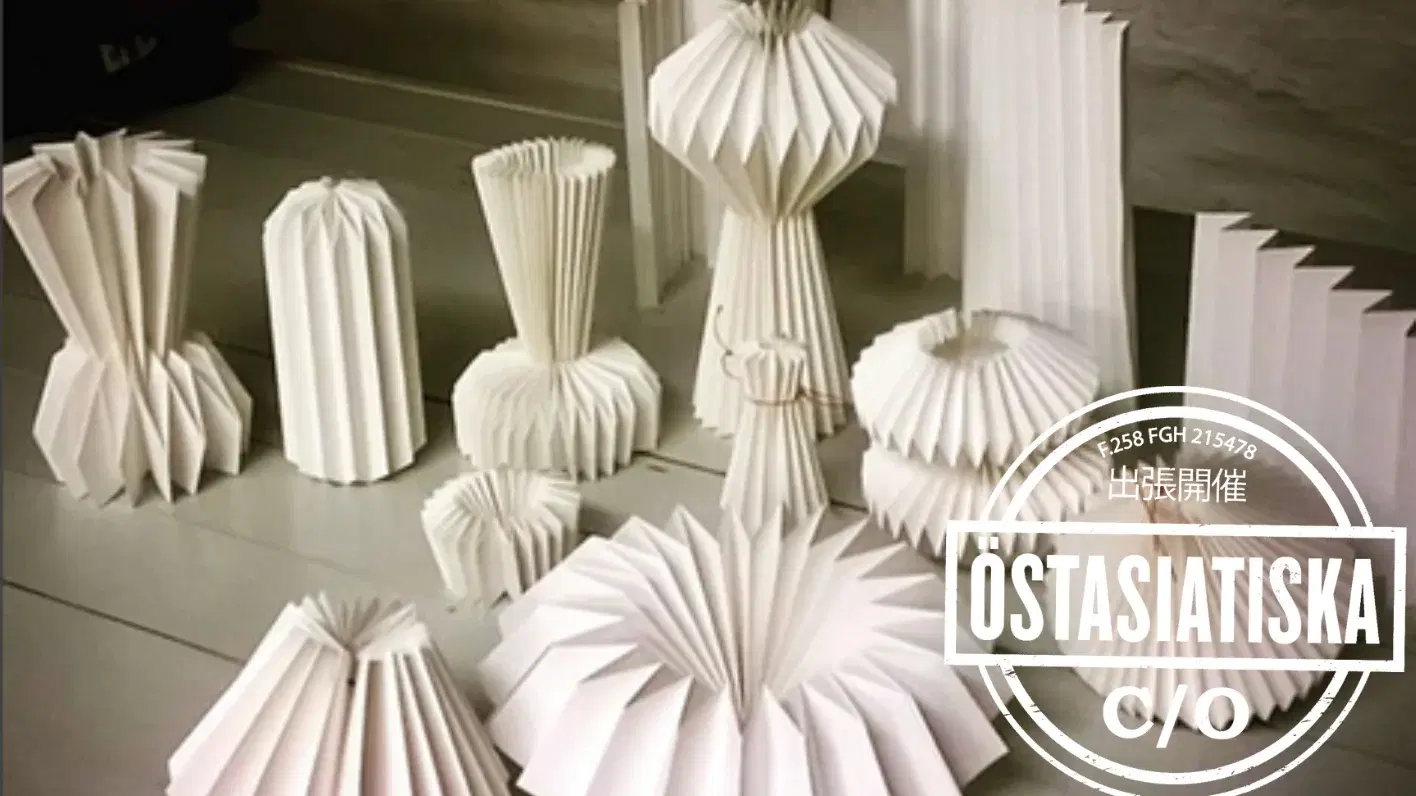 Pappersvikning för 3D-former