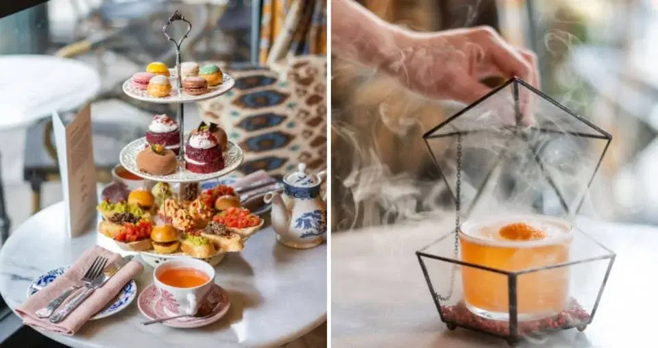 Afternoon tea med exklusiva drinkar