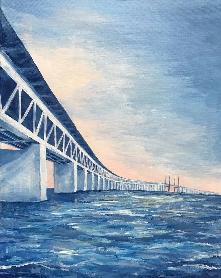 SIP AND CREATE: ÖRESUND BRIDGE PAINTING EVENT