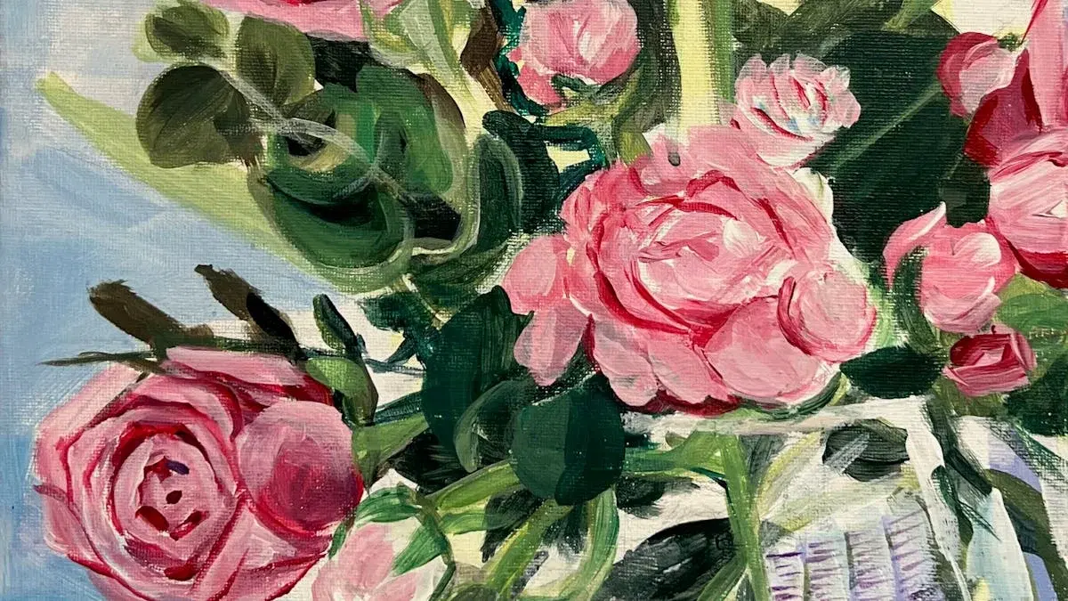 'Roses' Sip & Paint