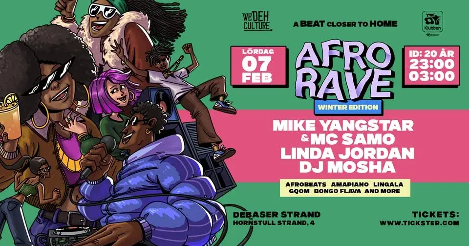 Afro Rave | Debaser Klubben